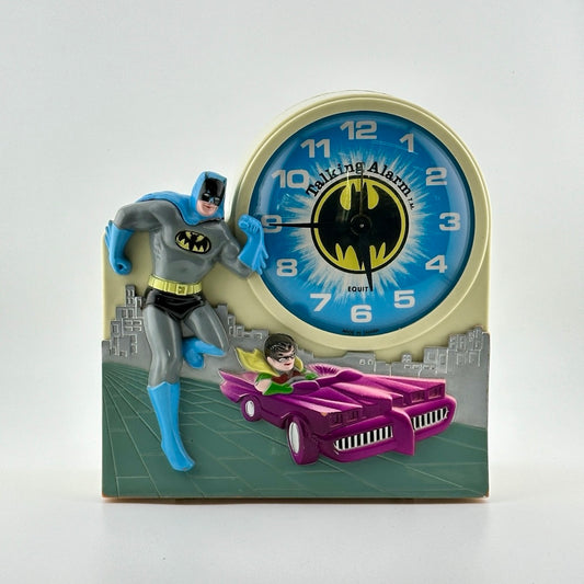 Classic Batman & Robin Alarm Clock - 1974 - Janex Talking Alarm Clock