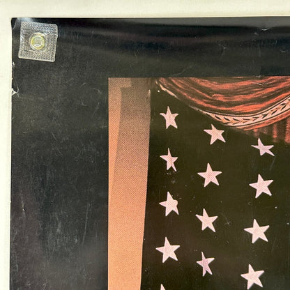 Top left corner in fair condition, some wear to edges and creases visible. 