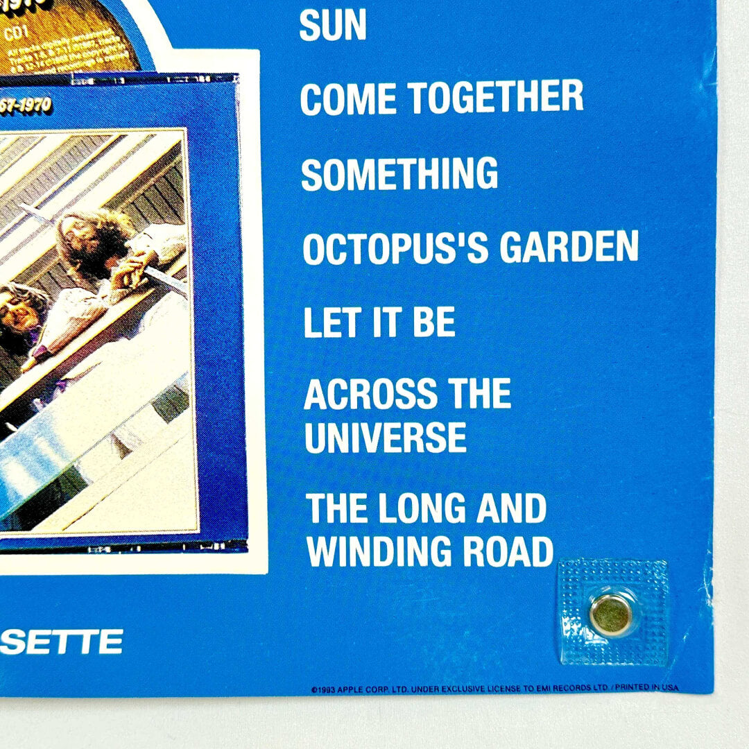 Bottom right corner of poster with some creasing to edges. 