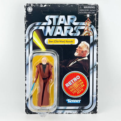 Star Wars Kenobi Ben (Obi-Wan) Knobi action figure in its original retro cardback packaging, featuring Kenner branding.