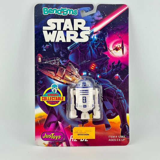 Star Wars toy figure in packaging with colorful background