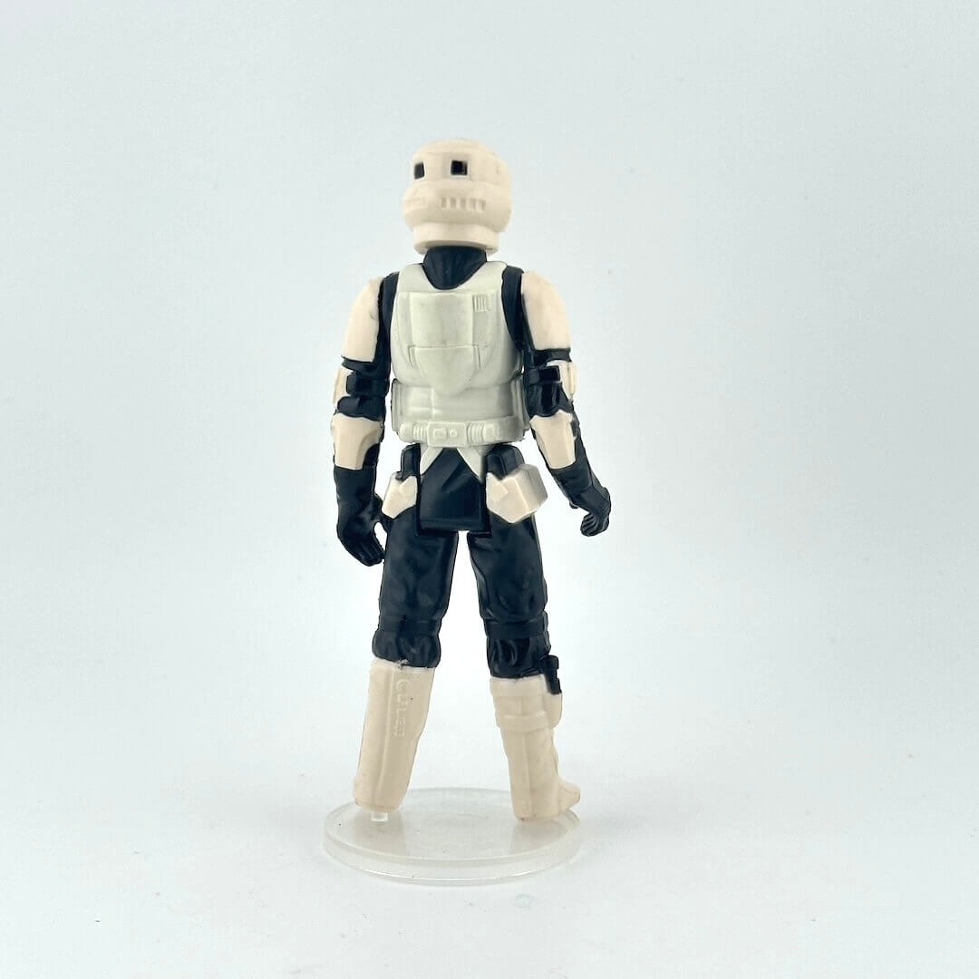 Star Wars stormtrooper action figure on a white background
