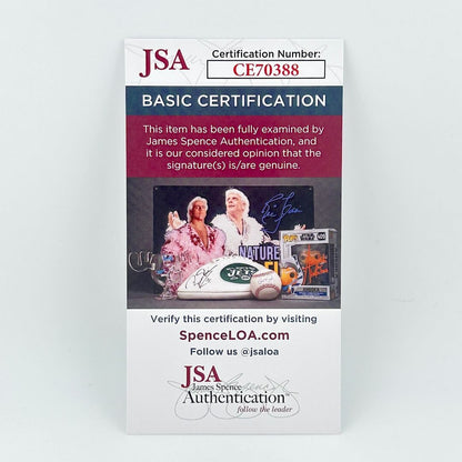James Spence Authentication (JSA) Basic Certification card for CE7038.