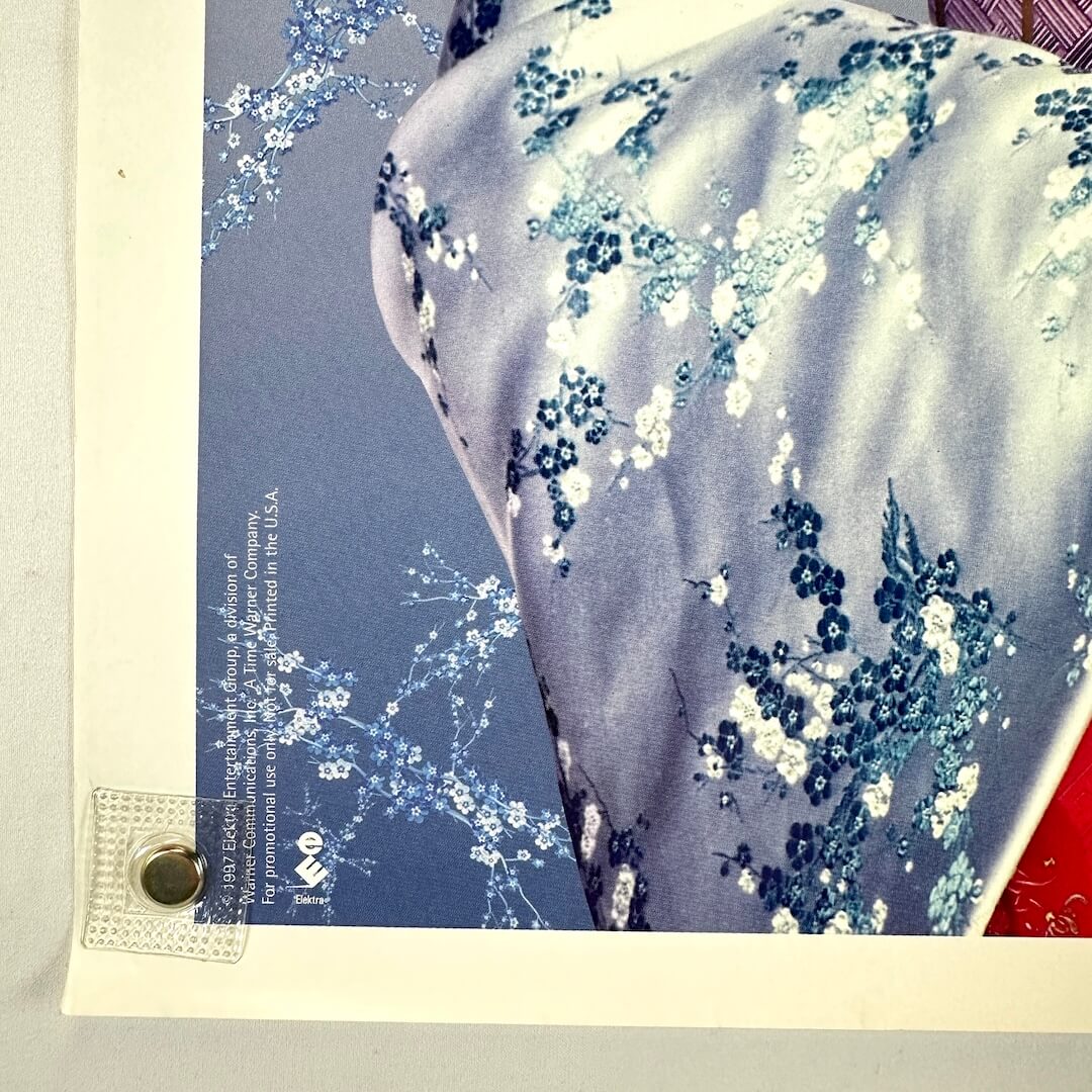 Bottom left corner of poster with copyright information and in good condition. 