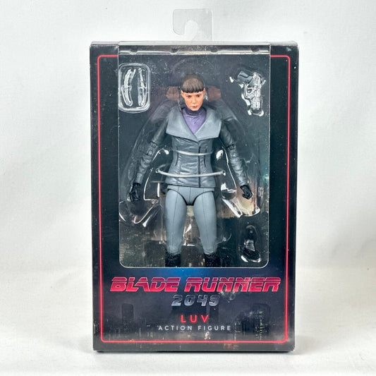 Blade Runner 2049 Luv action figure in packaging on a white background