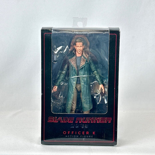 Blade Runner Officer K action figure in packaging on a white background