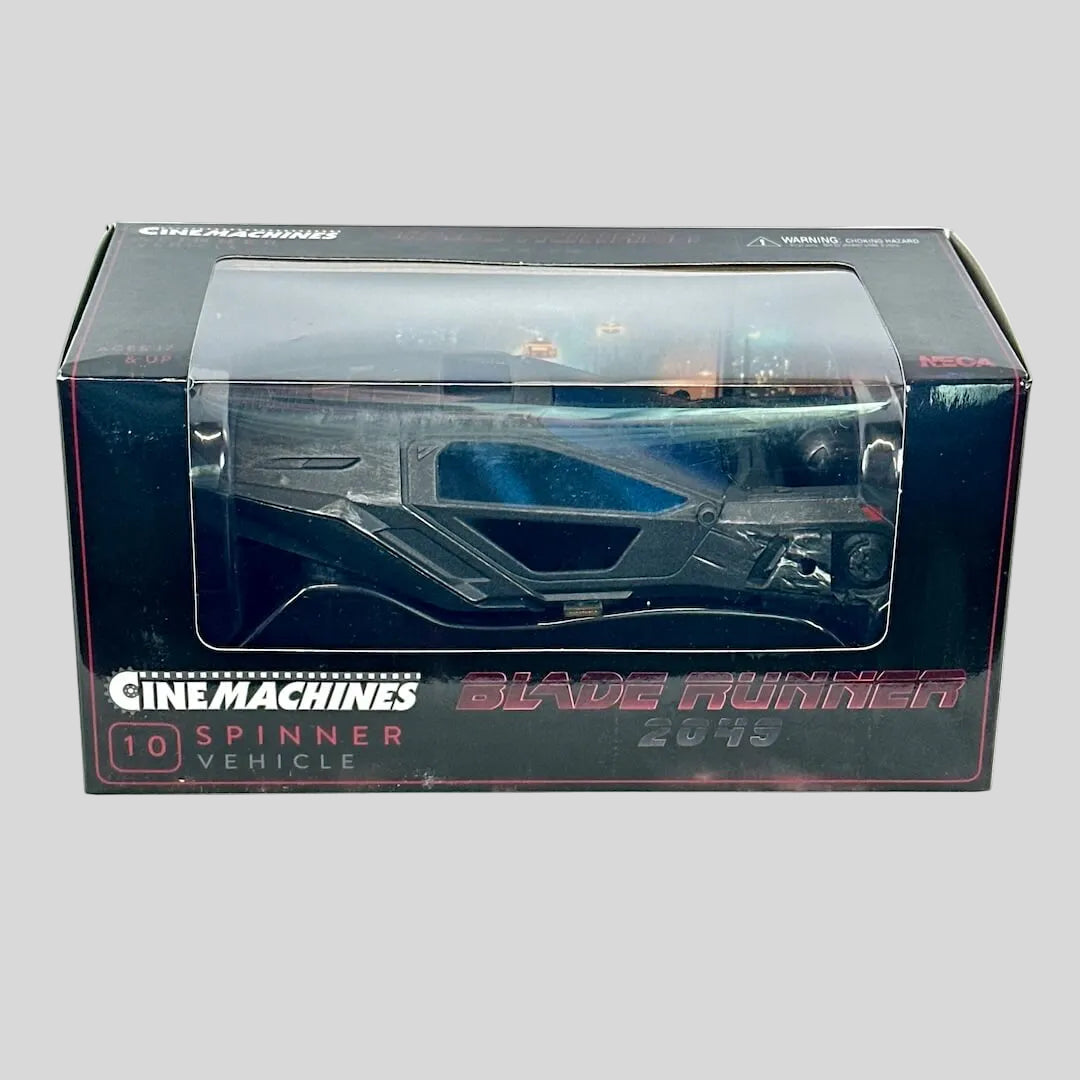 Cinemachines Blade Runner 2049 Spinner vehicle model in packaging on a white background