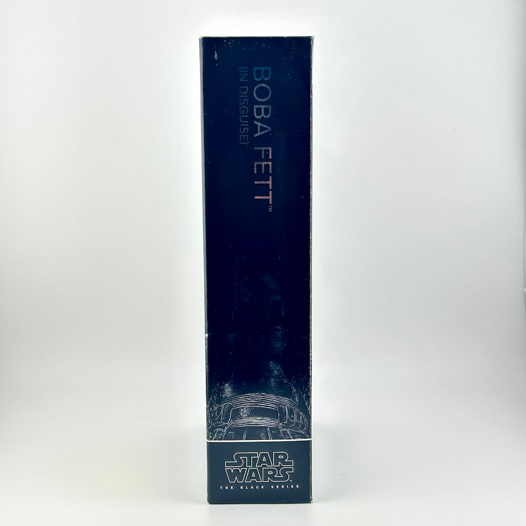 A tall, narrow product box standing upright against a plain white background. 