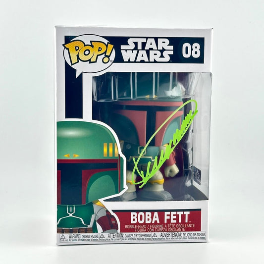 Funko Pop! Boba Fett figure packaging with Star Wars branding on a white background