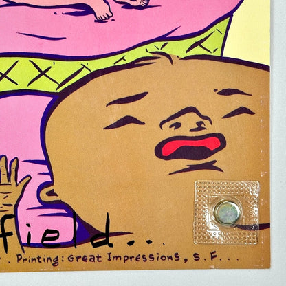 Bottom right corner of poster in good condition. 