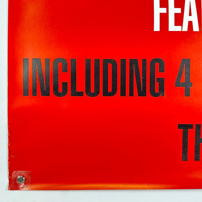 Bottom left corner of poster with wear to left edge. 
