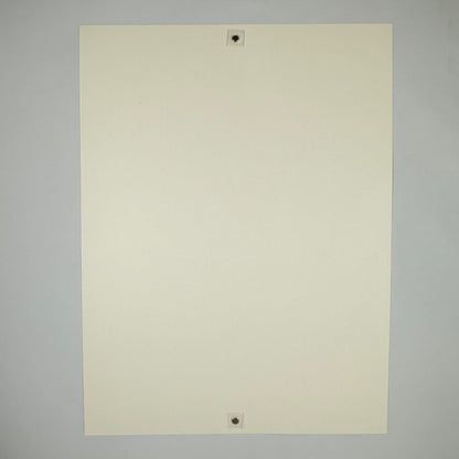Backside of poster showing no damage to face, edges, or corner. 