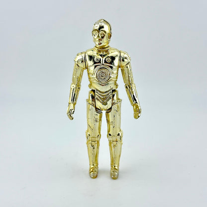 Gold robot figure on a light gray background