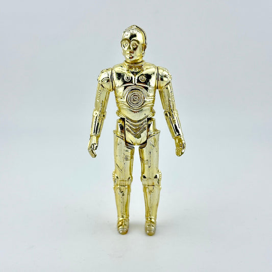 Gold robot figure on a light gray background