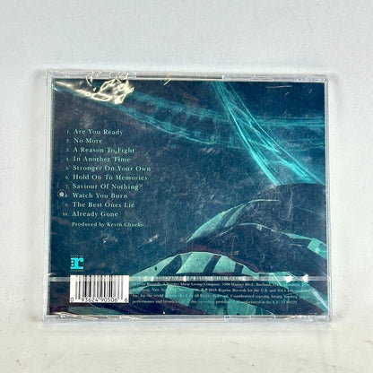 CD case with tracklist on a light gray background