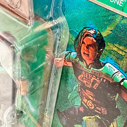Close-up of where blister is attached to card back, showing that its starting to detach. 