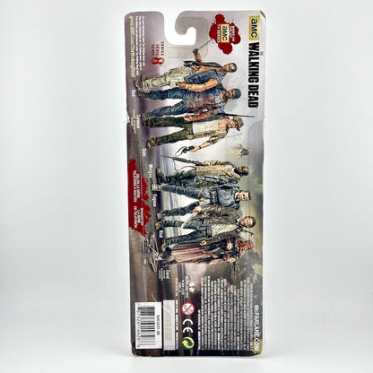 AMC The Walking Dead action figure in its original hanging blister packaging, shown against a plain white background.