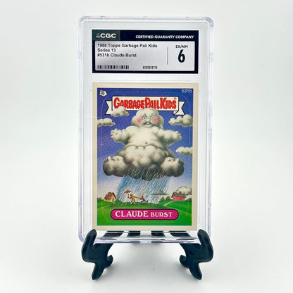 Garbage Pail Kids trading card with CGC grading label on a white background