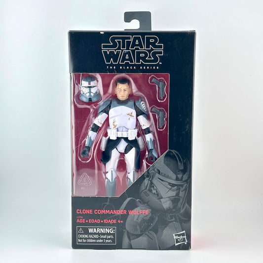 Star Wars action figure in its original window packaging featuring figure in all white armor with accessories. 
