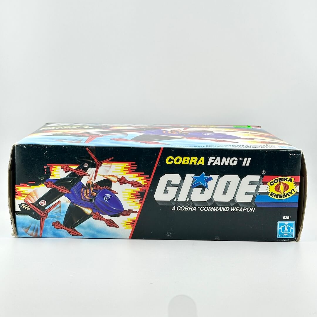 G.I. Joe Cobra Fang II toy packaging on a white background