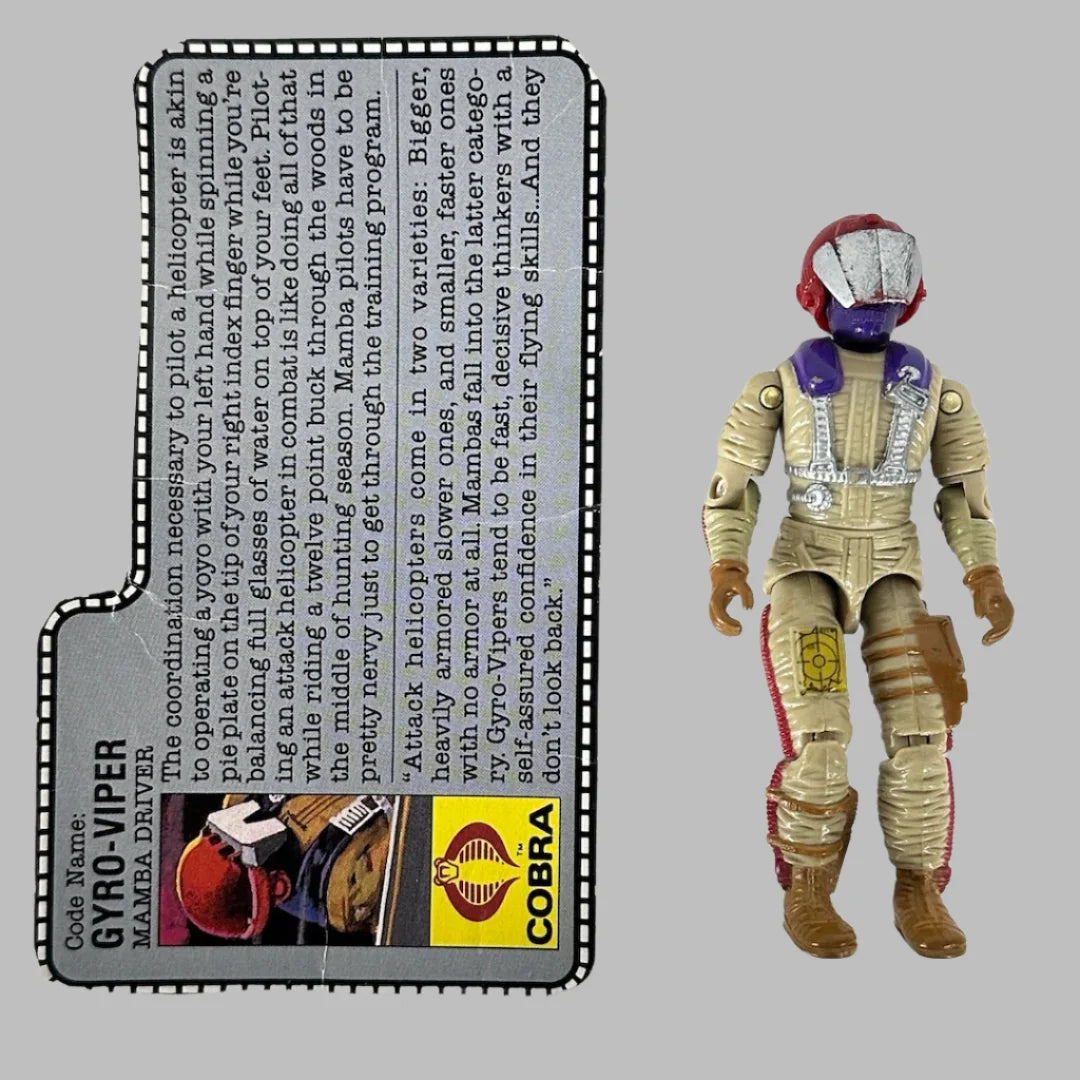 Cobra Mamba & Pilot | 1987 G.I. Joe | Rockin Rudy's Attic Cobra Mamba & Pilot | 1987 G.I. Joe | Rockin Rudy's Attic