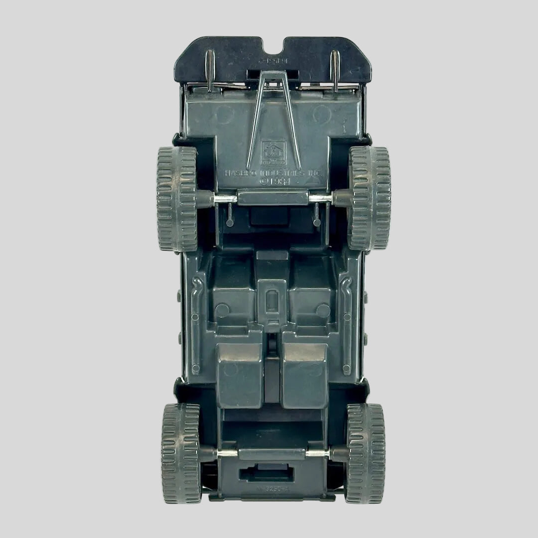 Toy vehicle on a white background