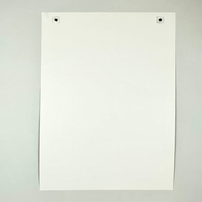 backside of poster showing no damage or creases to face. 