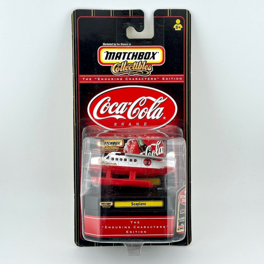 Matchbox Collectibles Coca-Cola Brand die-cast toy car in original blister packaging. 
