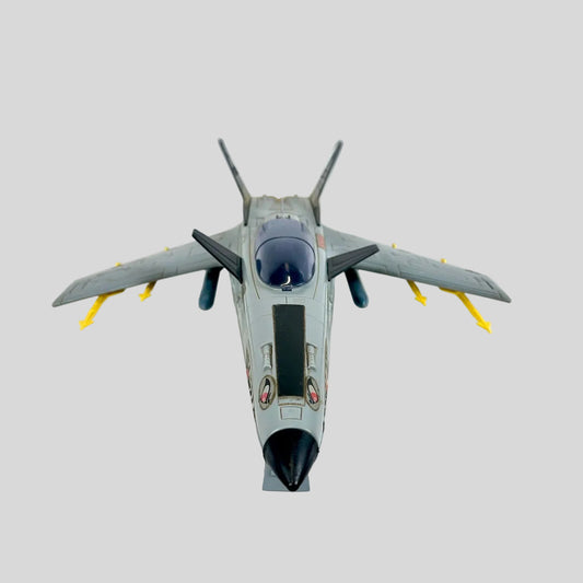 Model of a fighter jet on a white background