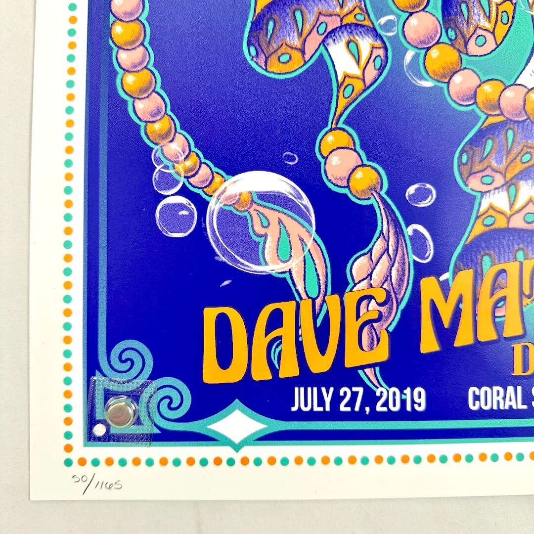 Bottom left corner with poster number in pencil, in good condition. 