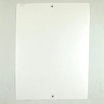 Backside of poster to show stain placement in top corner, otherwise good condition. 