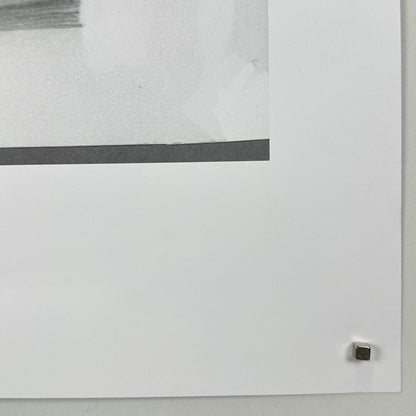 Bottom right corner of poster with no visible damage. 
