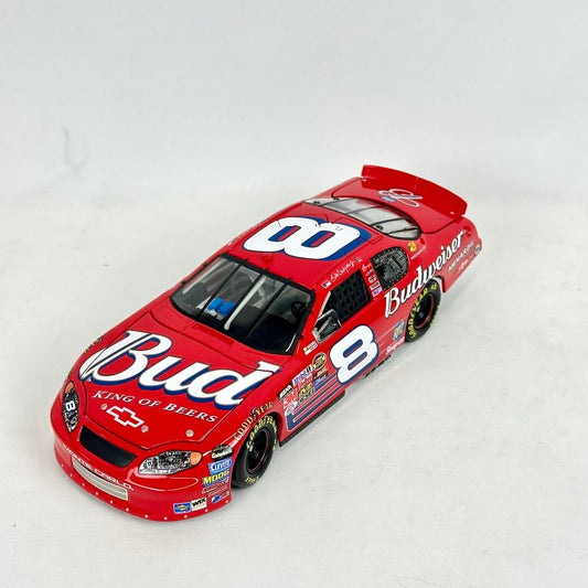 Model car with Budweiser branding on a white background
