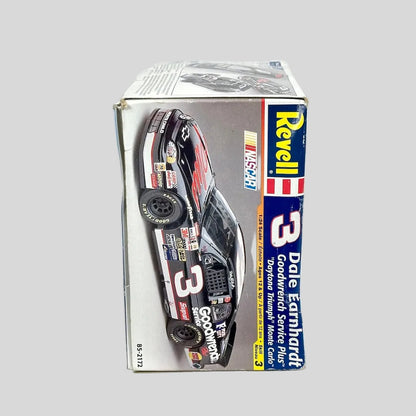 Model car in packaging with Revell branding on a white background