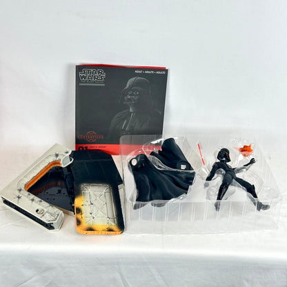 Star Wars action figure set with its original packaging box, accessories, and a clear plastic blister pack containing the figure.