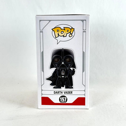 Funko Pop! Darth Vader vinyl figure in its original white window box packaging.