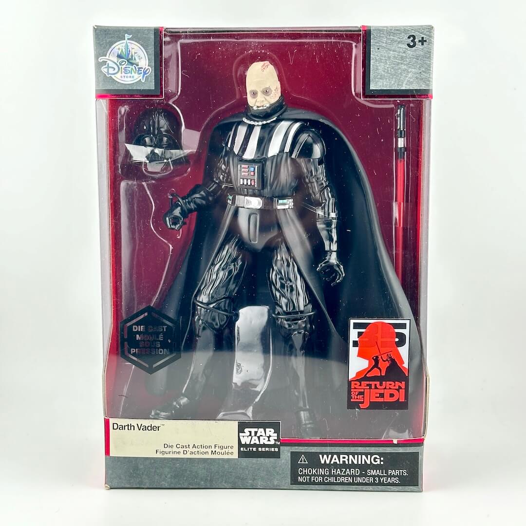 Star Wars Darth Vader Elite Series action figure in its original window box packaging.
