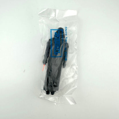 Darth Vader action figure in clear plastic bag with "Kenner" branding printed on bag, against white background.