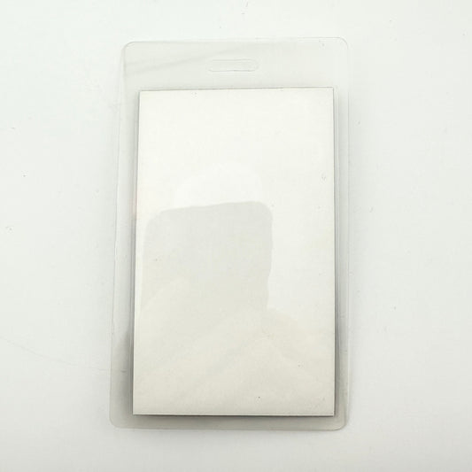 Backside of pass to show pristine condition. 