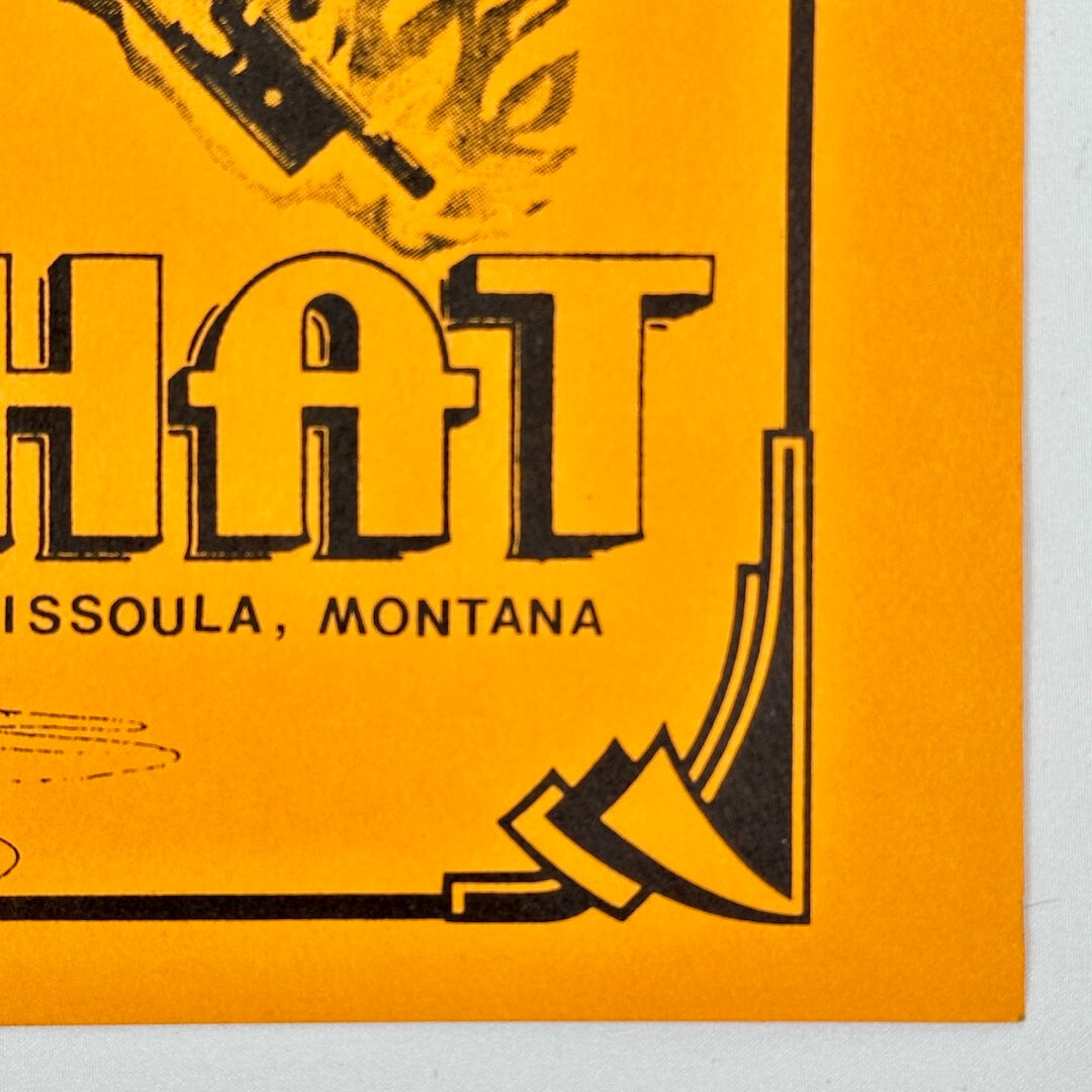 Bottom right corner of poster in mint condition. 