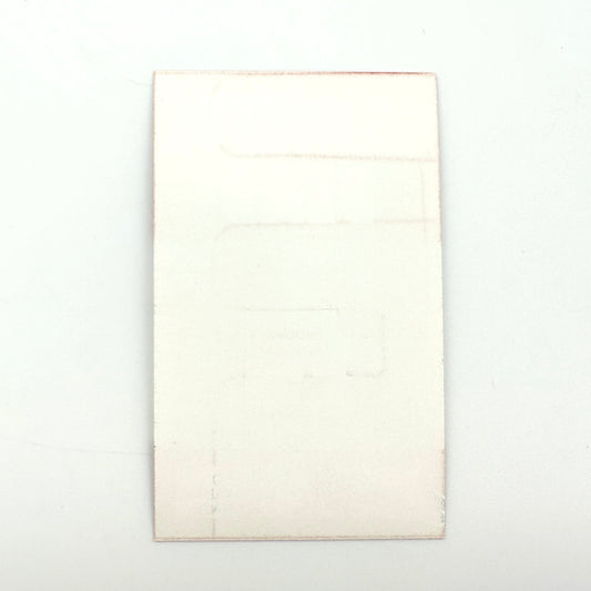 Backside of laminate showing mint condition. 