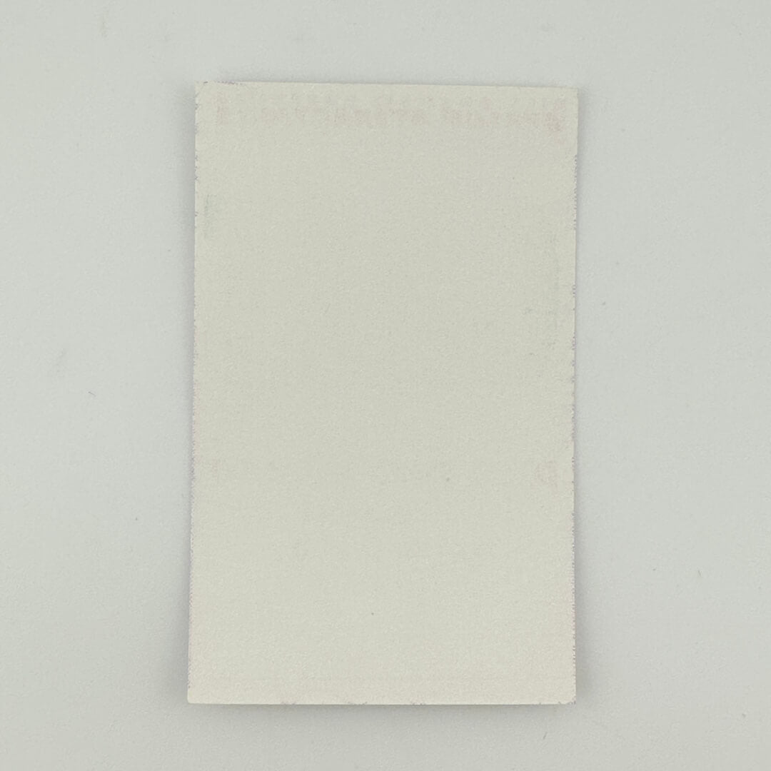 Backside of pass showing mint condition. 