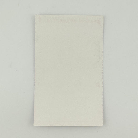 Backside of pass showing mint condition. 