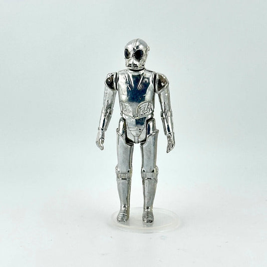 Silver robot figure on a light gray background