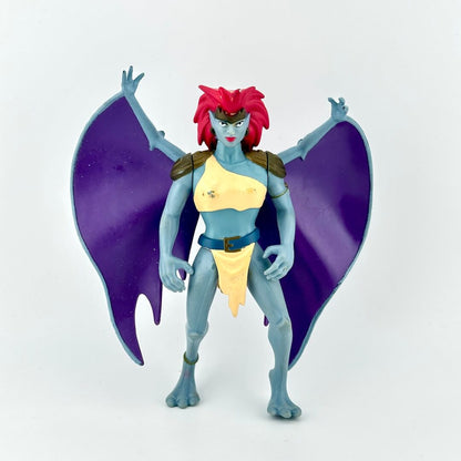 Action figure of winged gargoyle character from Disney show on white background. 