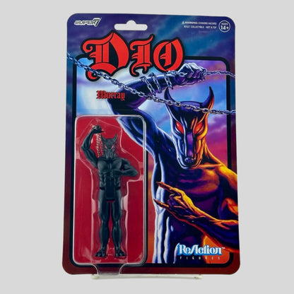 Black demon figure swinging chain in blister & pictured on backing, red name at top, white/blue logos in opposite corners.