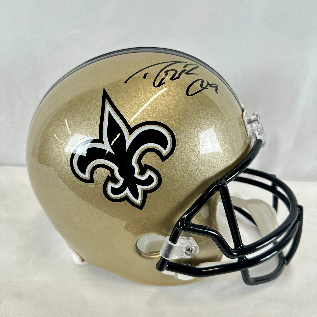 Drew Brees -  Signed Saints Full Size Helmet - Beckett