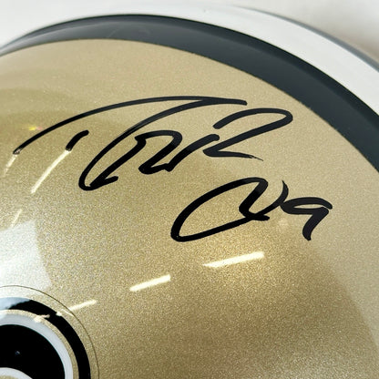 Drew Brees -  Signed Saints Full Size Helmet - Beckett