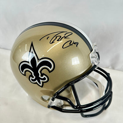 Drew Brees -  Signed Saints Full Size Helmet - Beckett