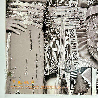 Bottom left corner of poster with licensing information and in good shape. 